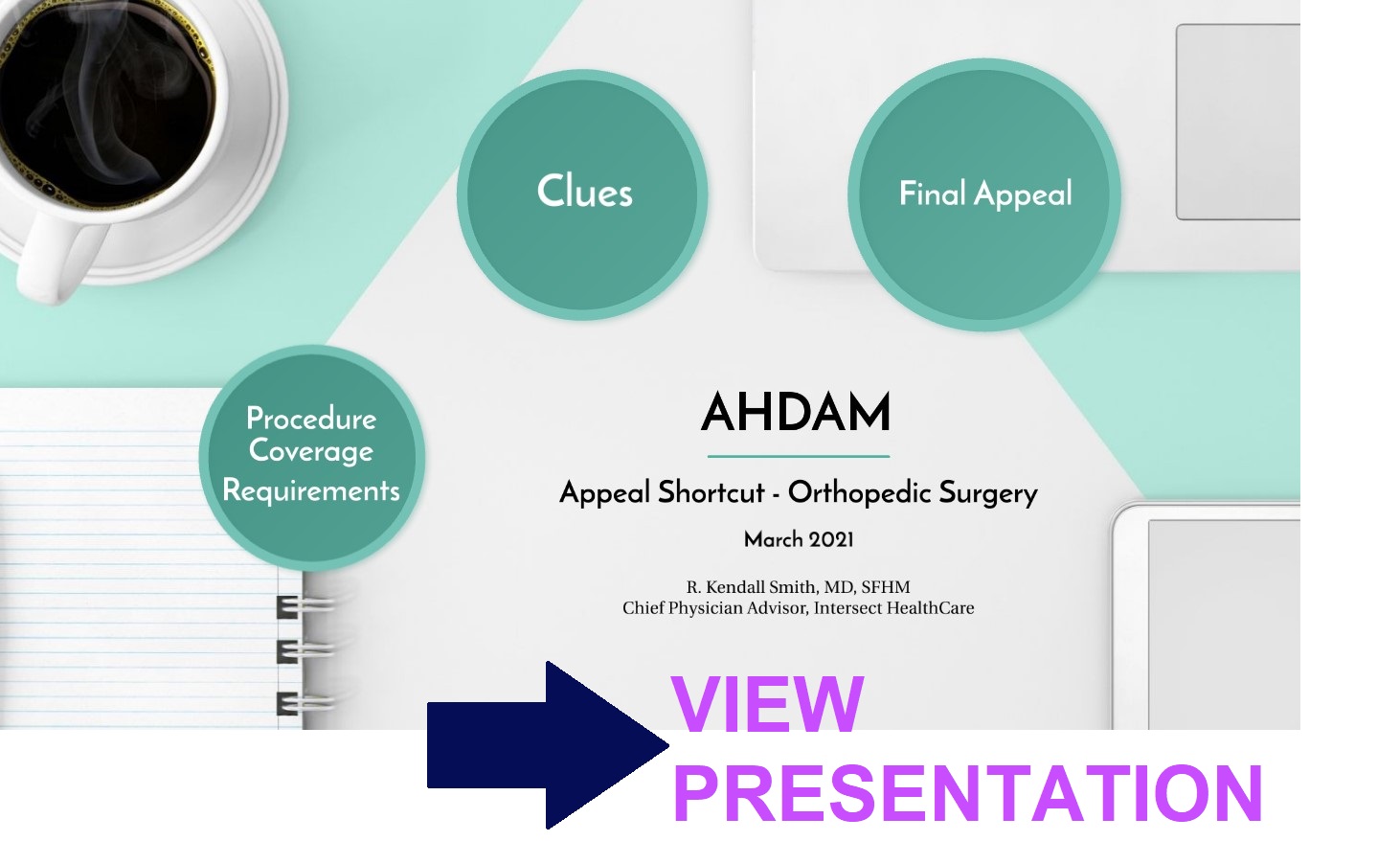 Appeals shortcut presentation